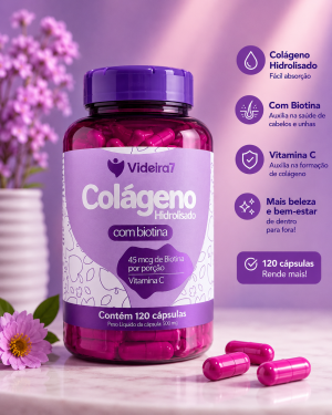 Colágeno hidrolisado com Biotina