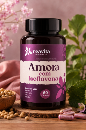 Amora com isoflavona