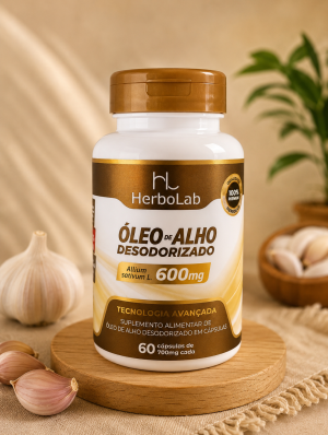 Óleo de alho desodorizado