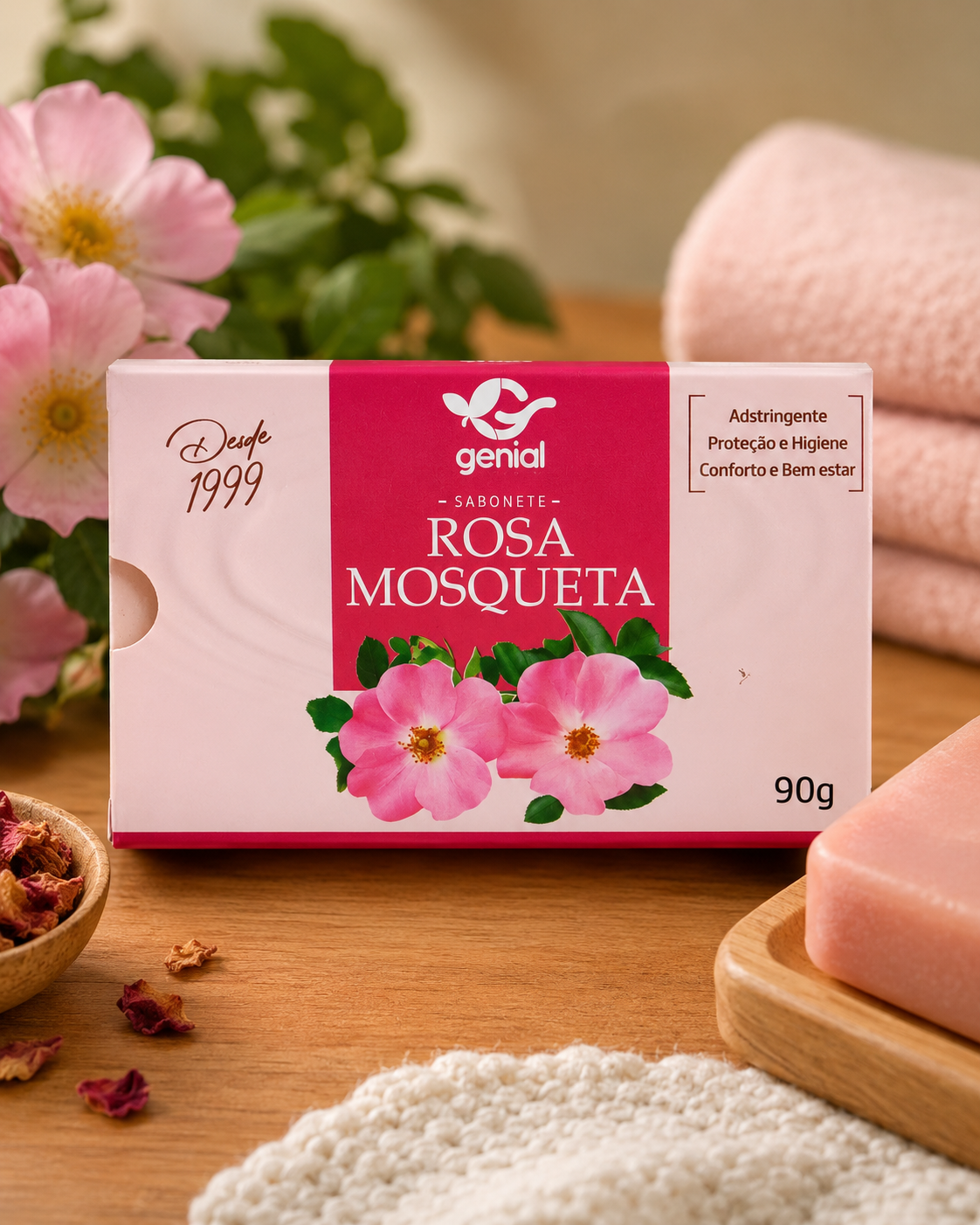 Sabonete Rosa mosqueta