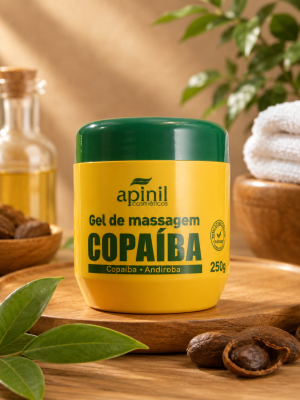 Gel de massagem copaíba