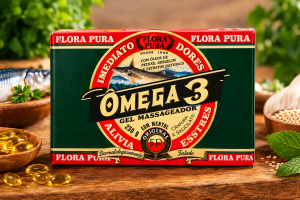 Ômega 3 gel massageador